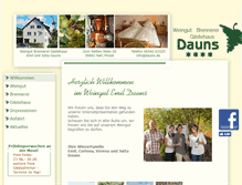 Tablet Screenshot of dauns.de